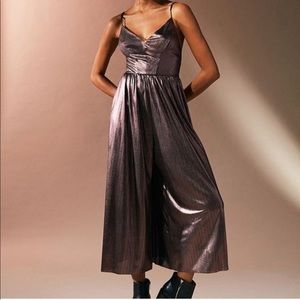 Urban outfitters metallic jumpsuit